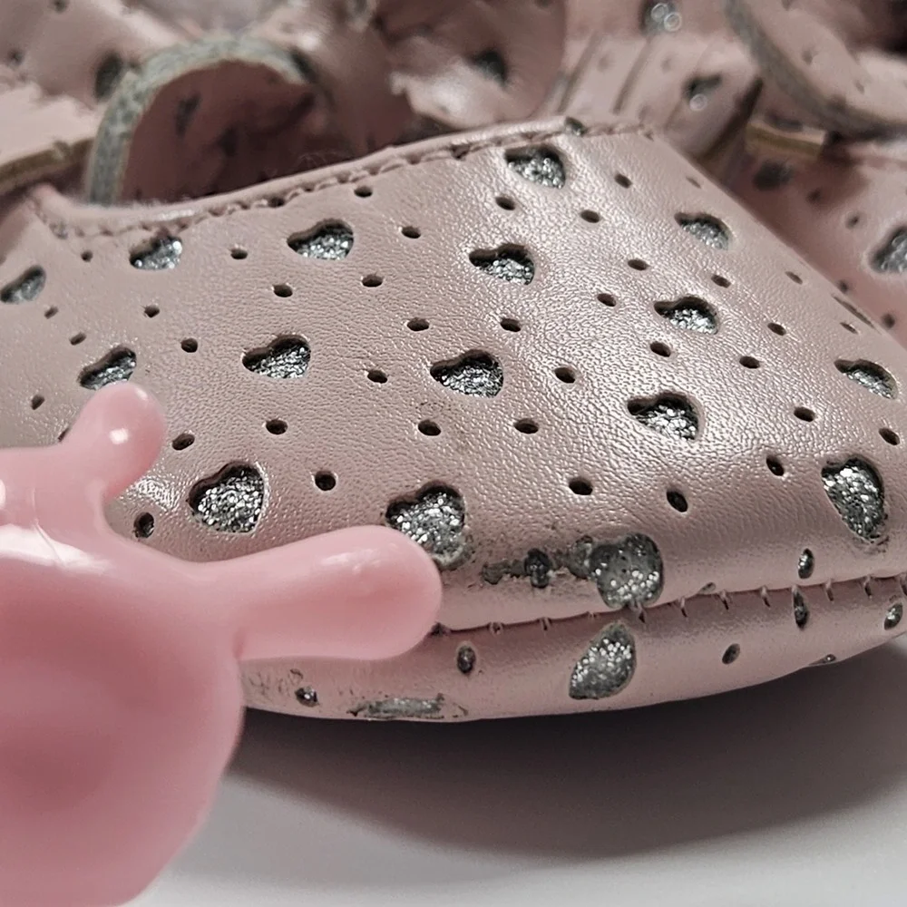 First‎ Steps Girls Sz 3 (3-6 Months) Baby Shoes Pink Moccasins